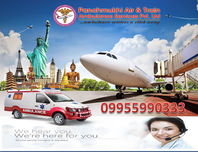 Panchmukhi Air Ambulance in Kolkata and Delhi-Quality Service Provider